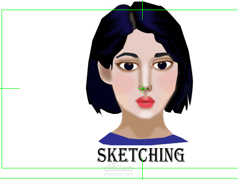 تصميم شخصيه كرتونيه باسلوب عصري