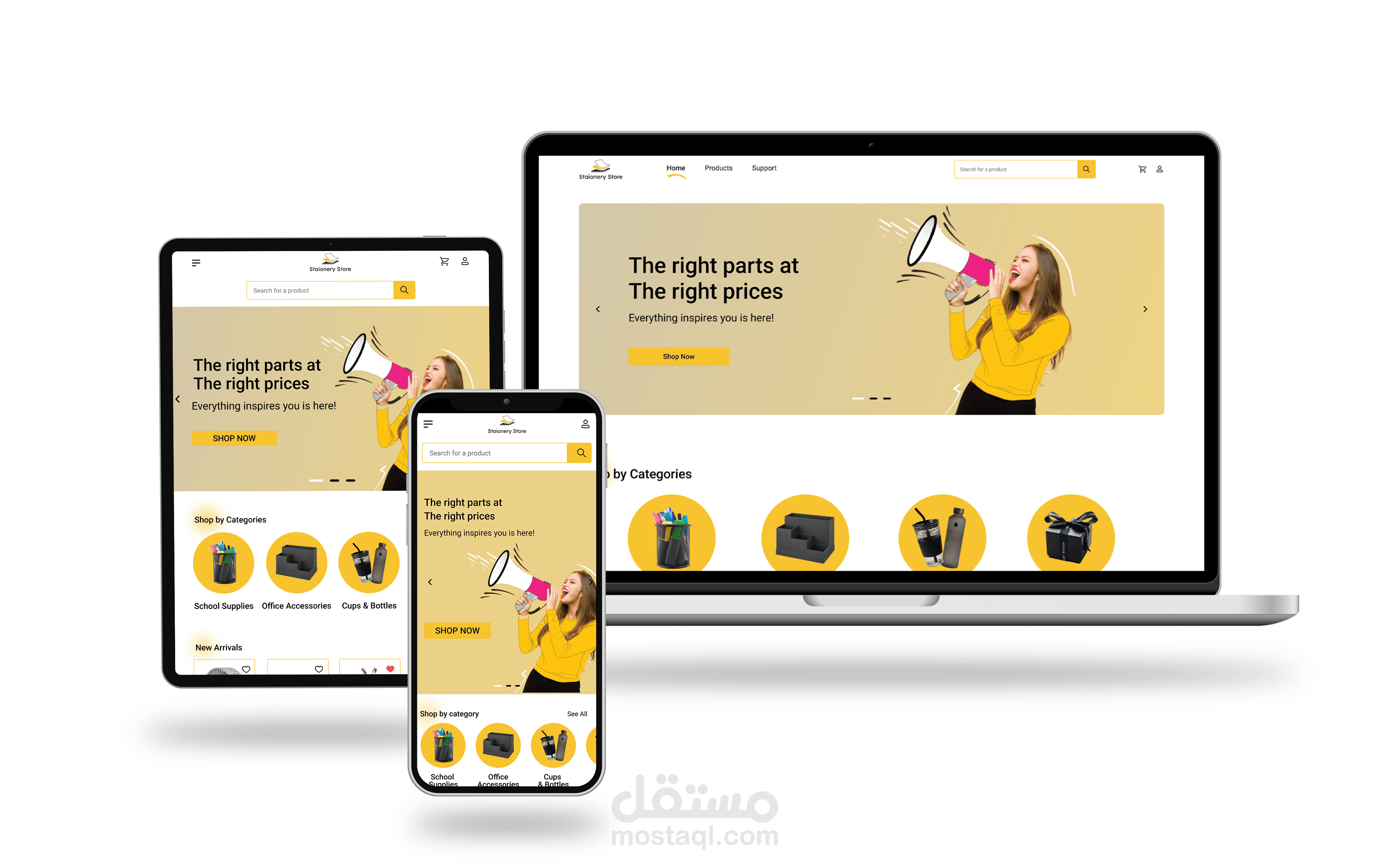 تصميم واجهات متجاوبة مع جميع الاجهزة Responsive Design