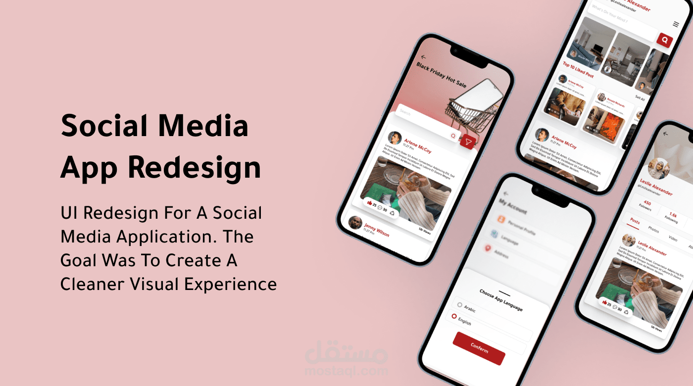 Redesign Social Media App