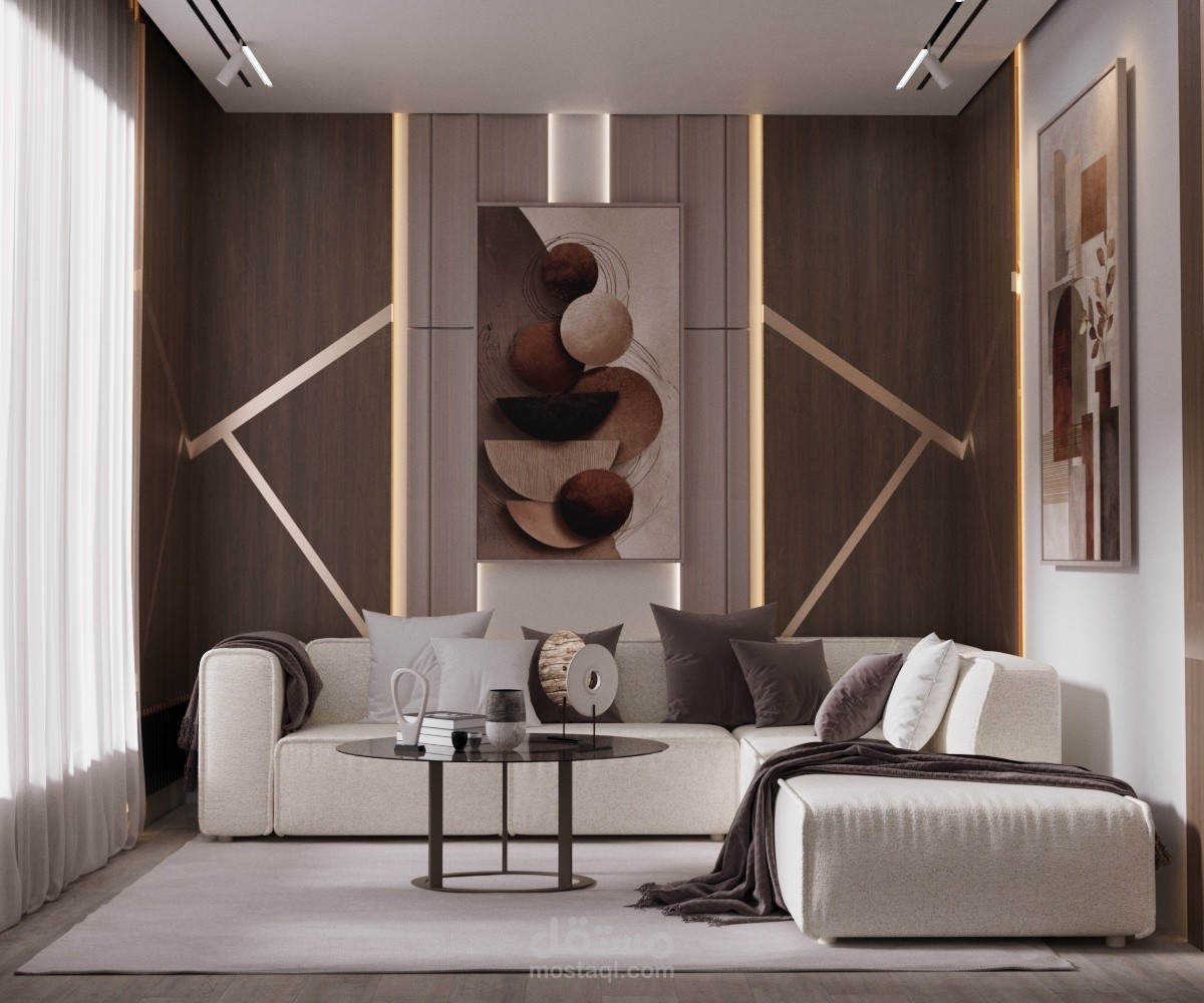 تصميم داخلي لوحدة سكنية