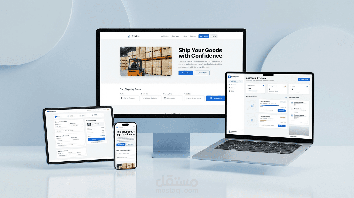 تطوير متجر إلكتروني متكامل مع لوحة تحكم للإدارة