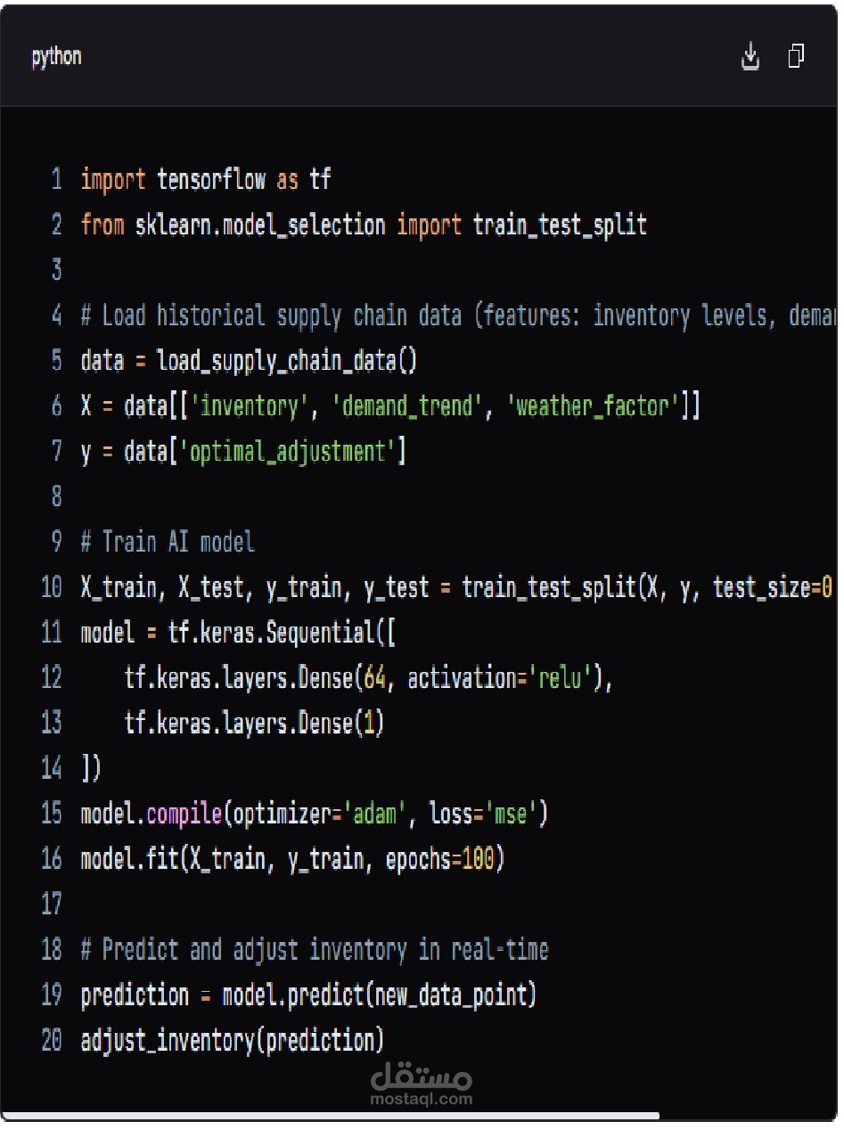 AI-Driven Supply Chain Optimization Platform