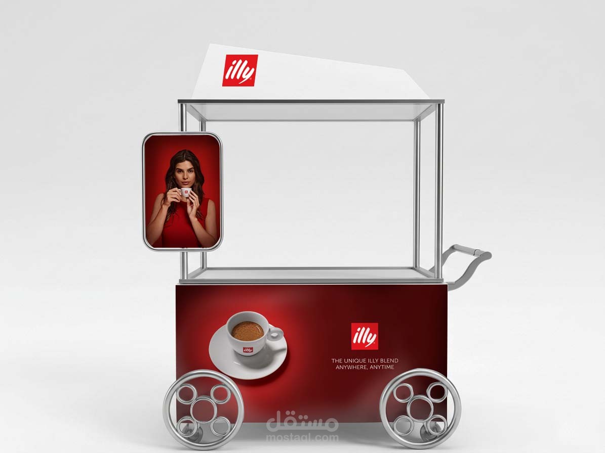 تصميم براندنج عربة قهوة متنقلة – إيلي