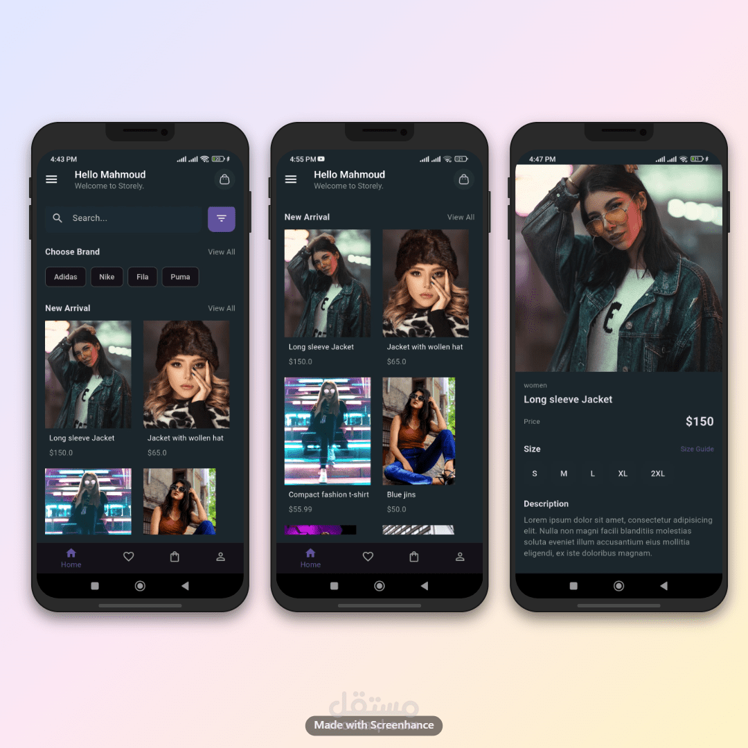 E-Commerce App – تطبيق تجارة إلكترونية متكامل