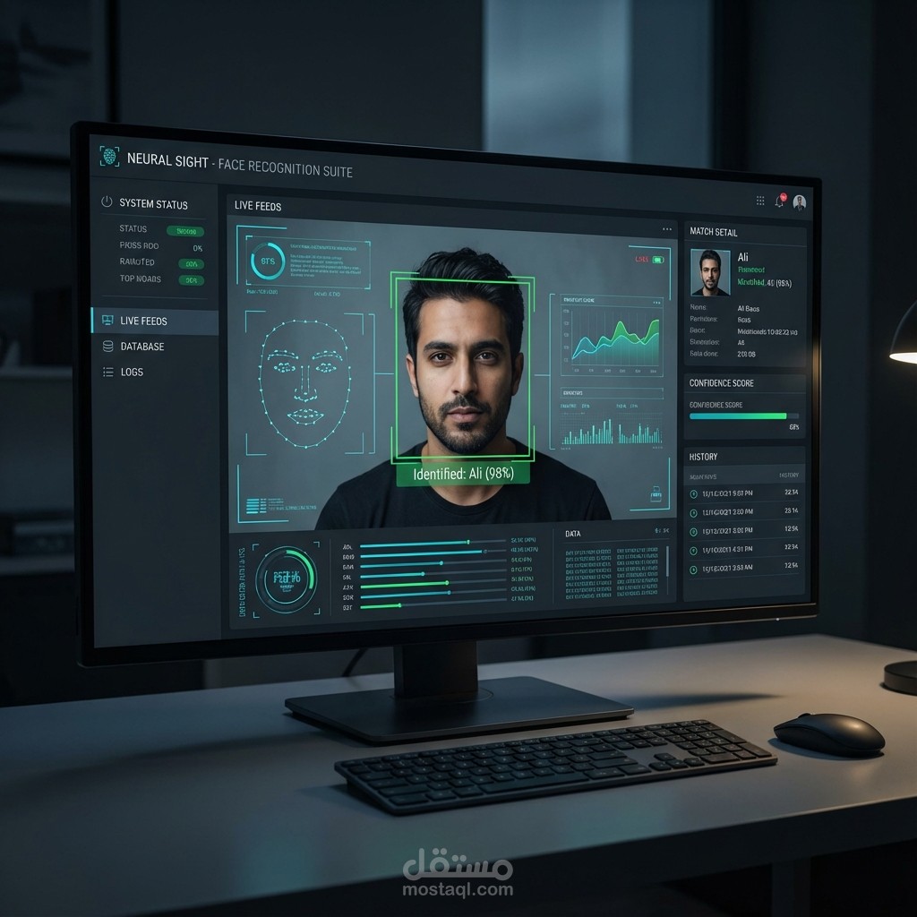 نظام ذكي للتعرف على الوجوه بتقنية التعلم العميق (Deep Learning Face Recognition)