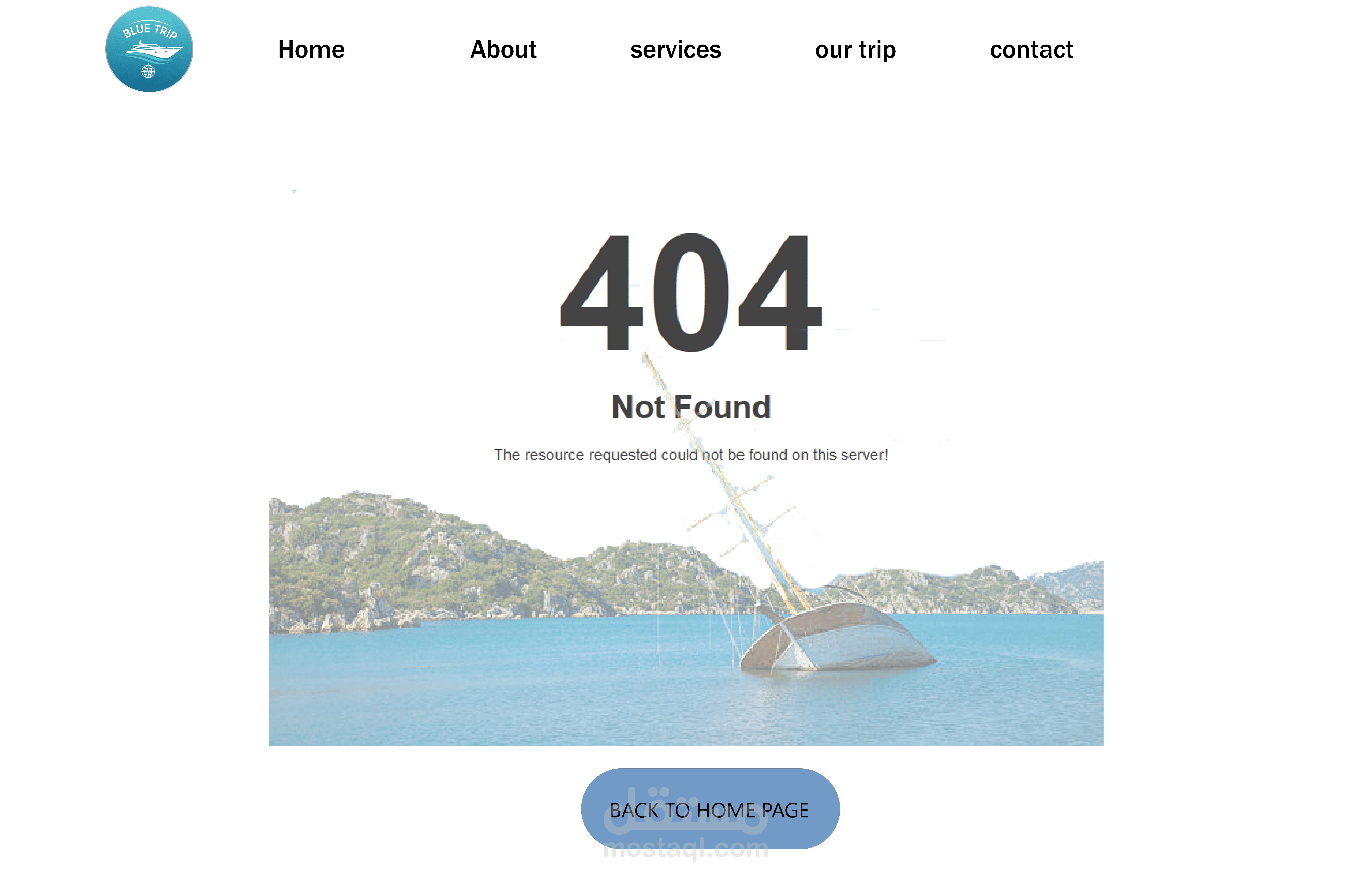 error page