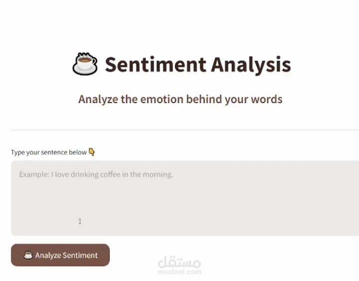 Sentiment analysis