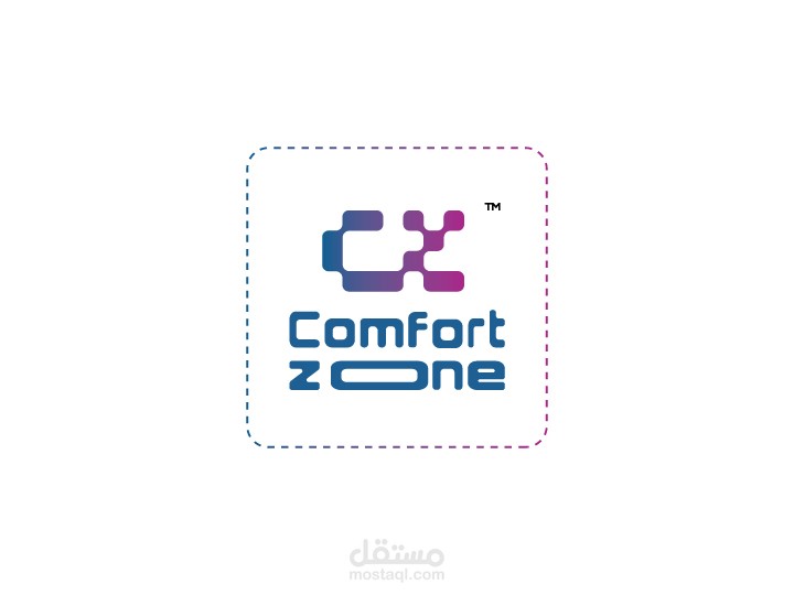 هوية بصرية لمنصة comfort zone