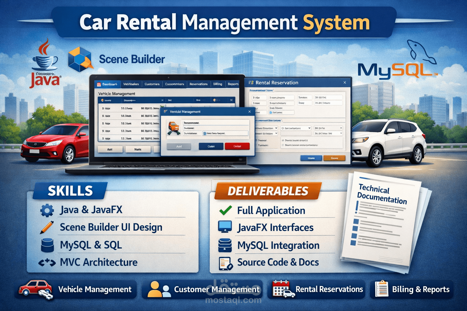نظام إدارة كراء السيارات