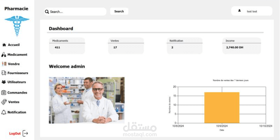 تطبيق إدارة الصيدلية (Pharmacy Management Application)