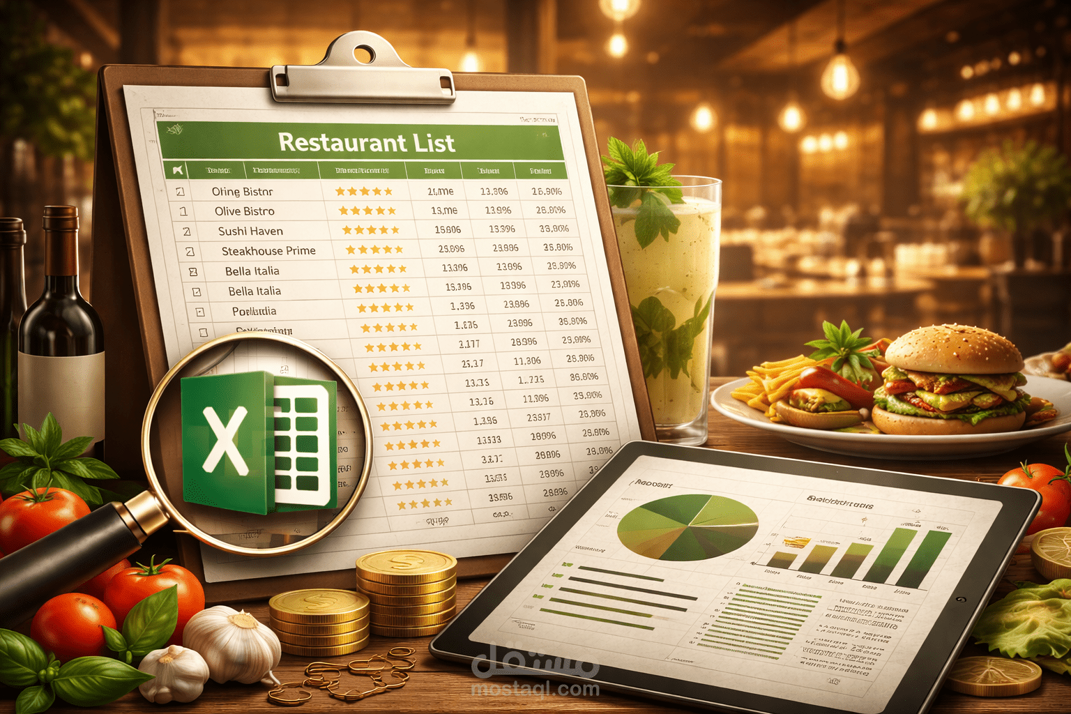 بناء قاعدة بيانات ودليل مطاعم مدينة البصرة 2026