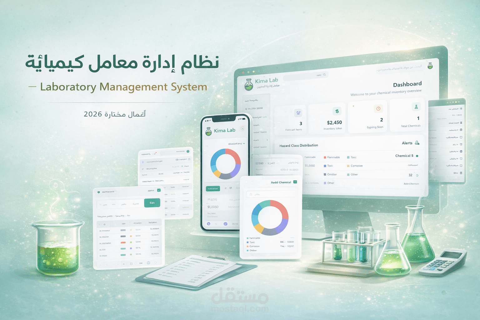 نظام إدارة معامل كيميائية – Laboratory Management System