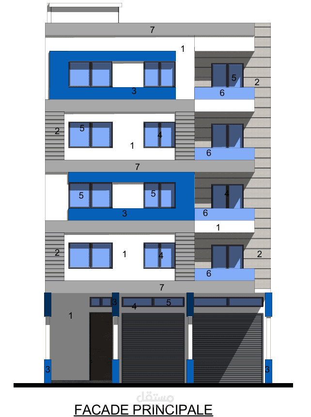 facade r+4