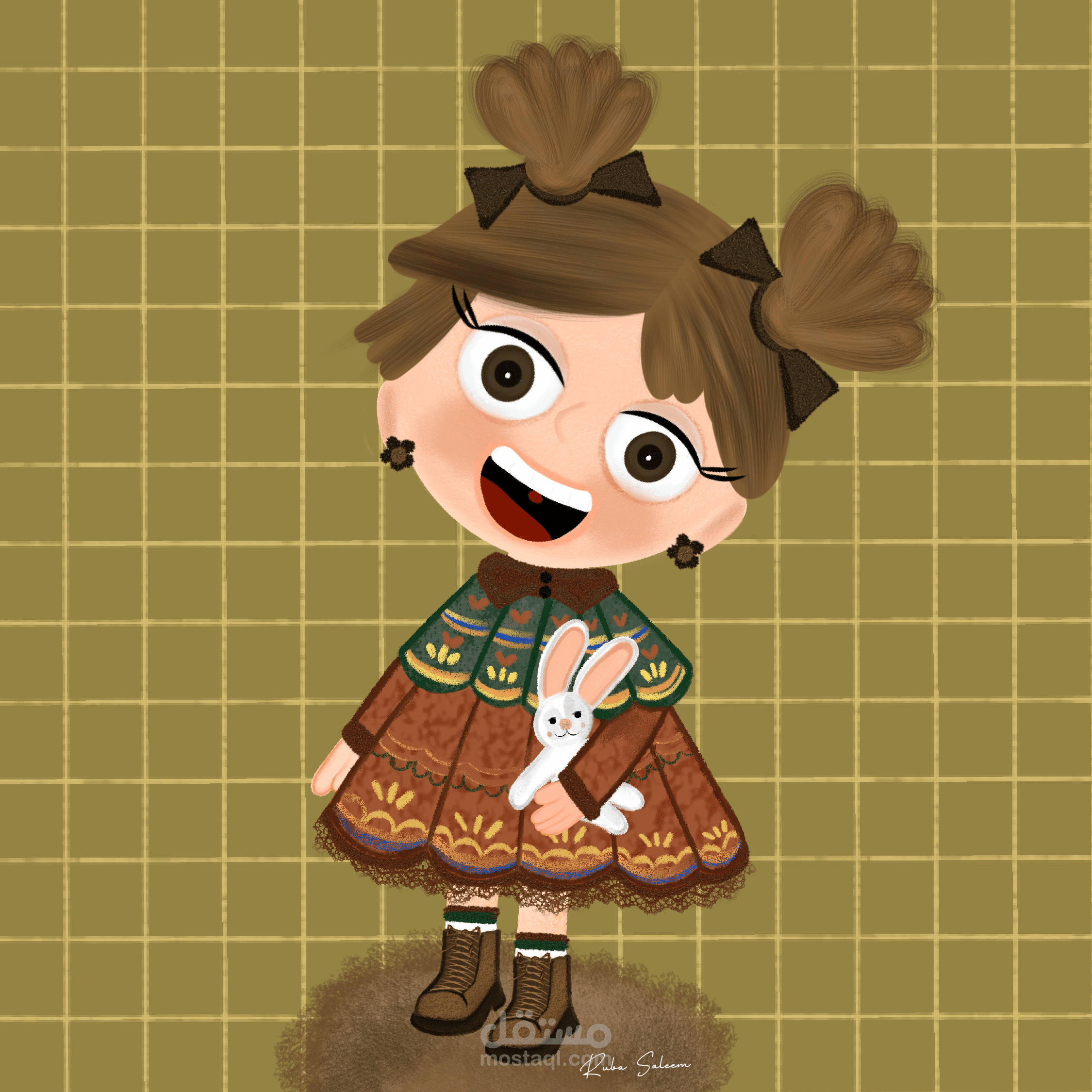 نماذج لتصميم شخصيات كرتونية