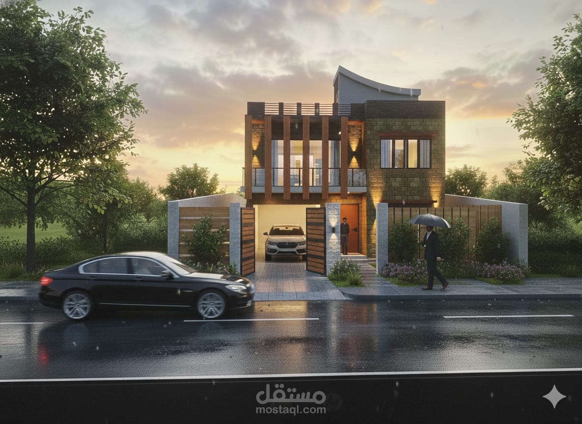 واجهة منزل مودرن