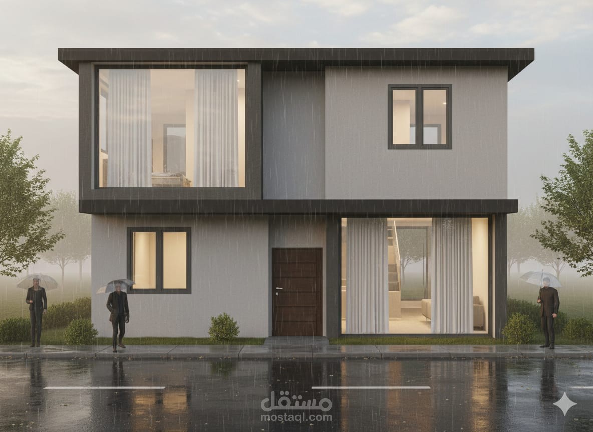 واجهة منزل مودرن