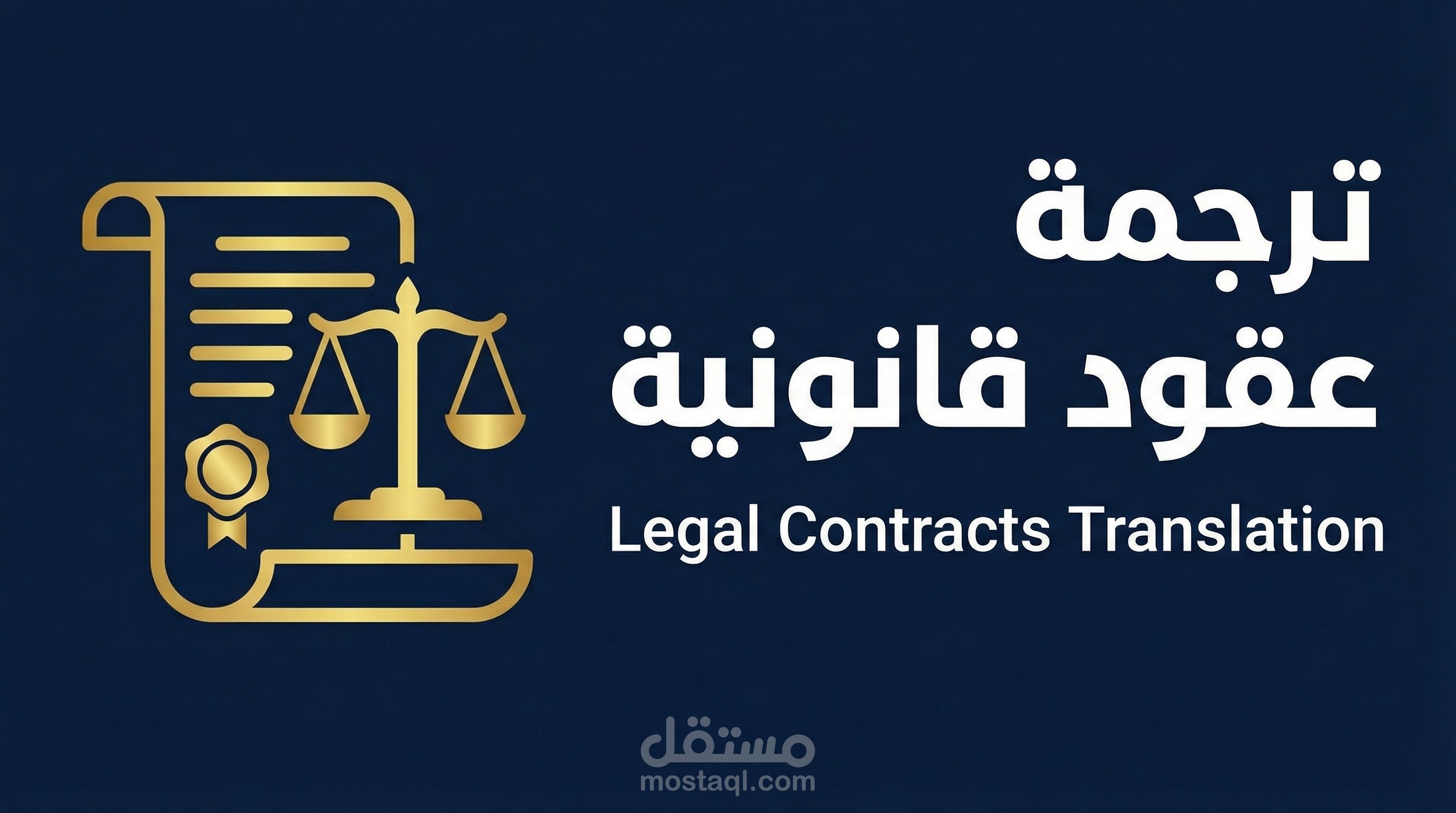 ترجمة قانونية متخصصة (إنجليزي - عربي): عقد اتفاقية خدمات.