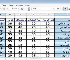 برنامج الاكسل