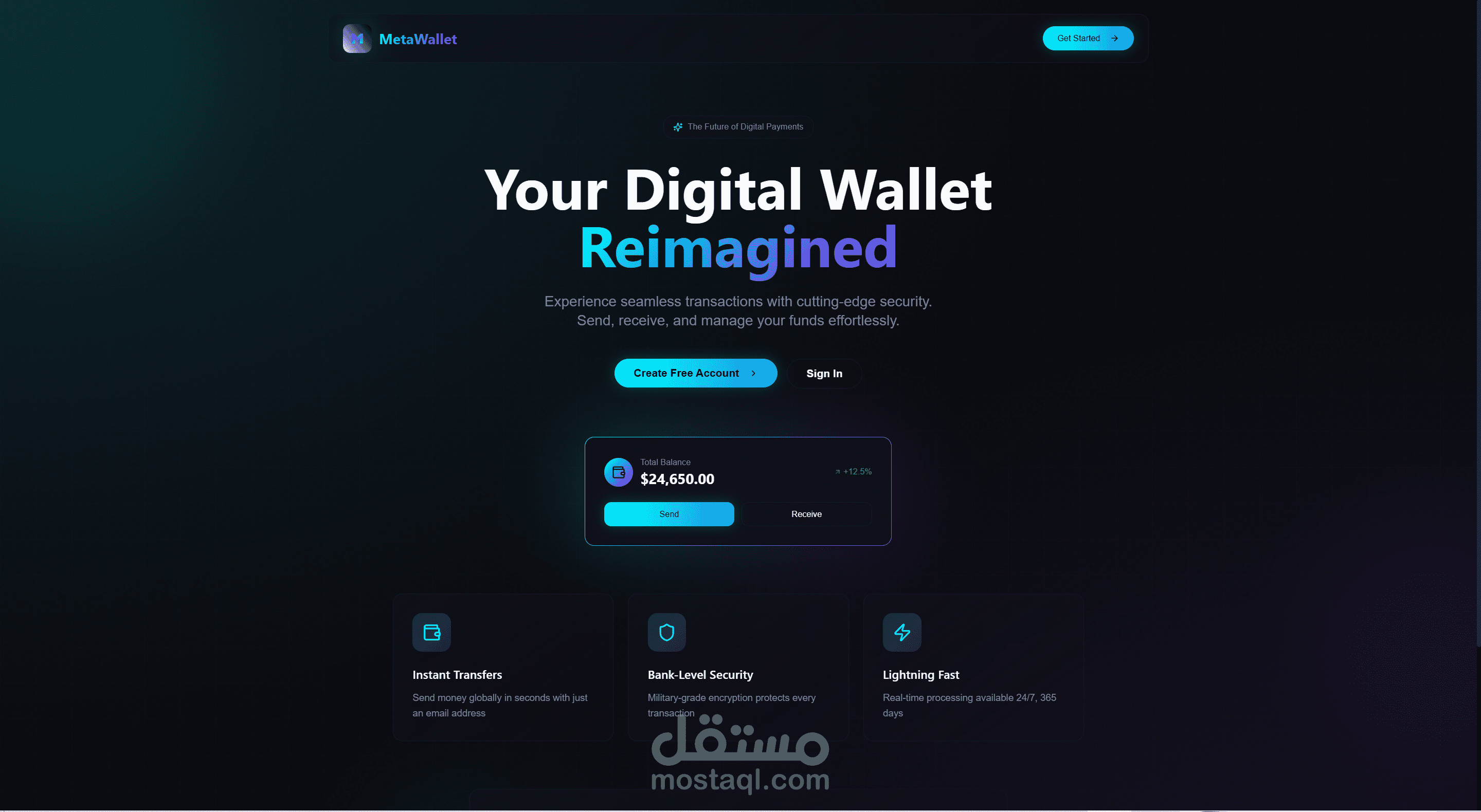 منصه محفظه رقميه مشفره ( الكريبتو )