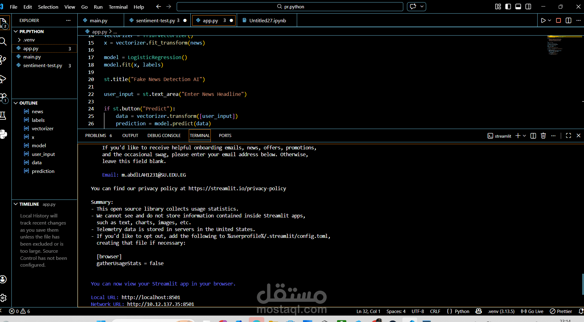 AI Fake News Detector