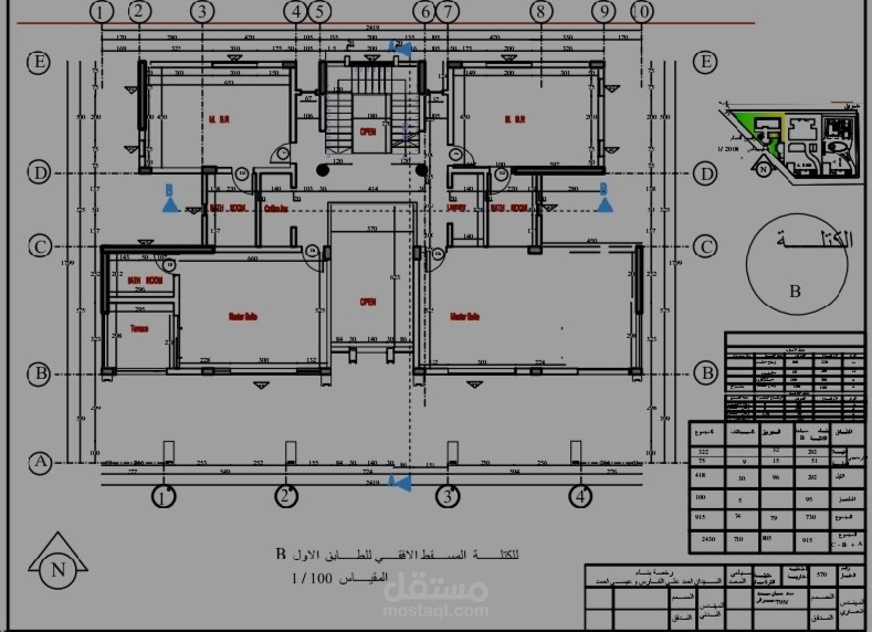 الدراسة الانشائية الكاملة لفيلا سكنية