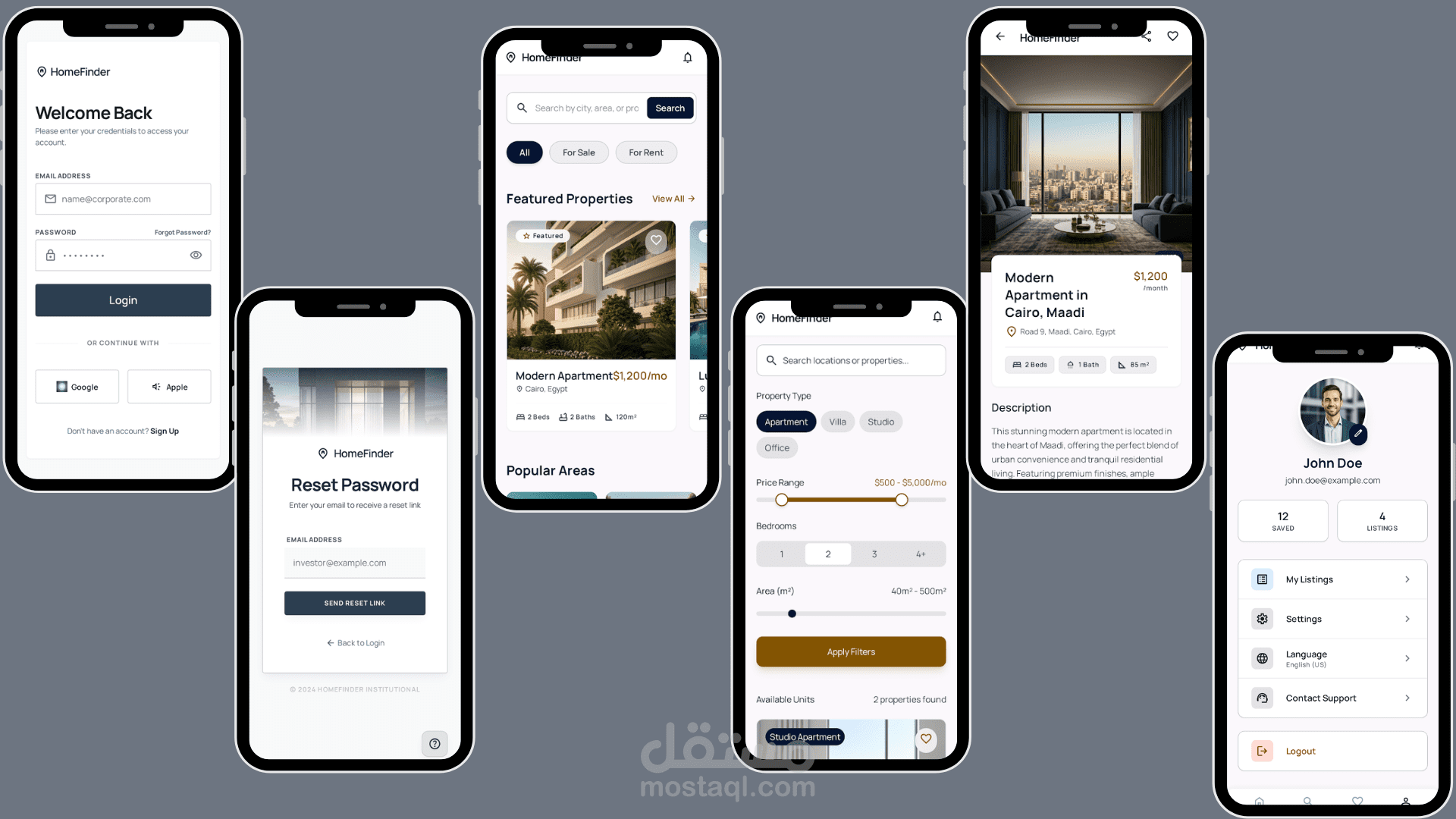 Real Estate Mobile App (Flutter)