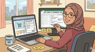 اختبار يدوي شامل لموقع ويب (تجارة إلكترونية أو منصة خدمية)