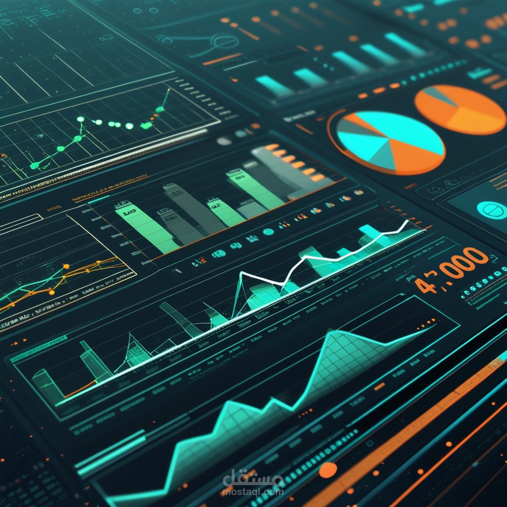 لوحة تحكم احترافية لتحليل المبيعات باستخدام Microsoft Excel