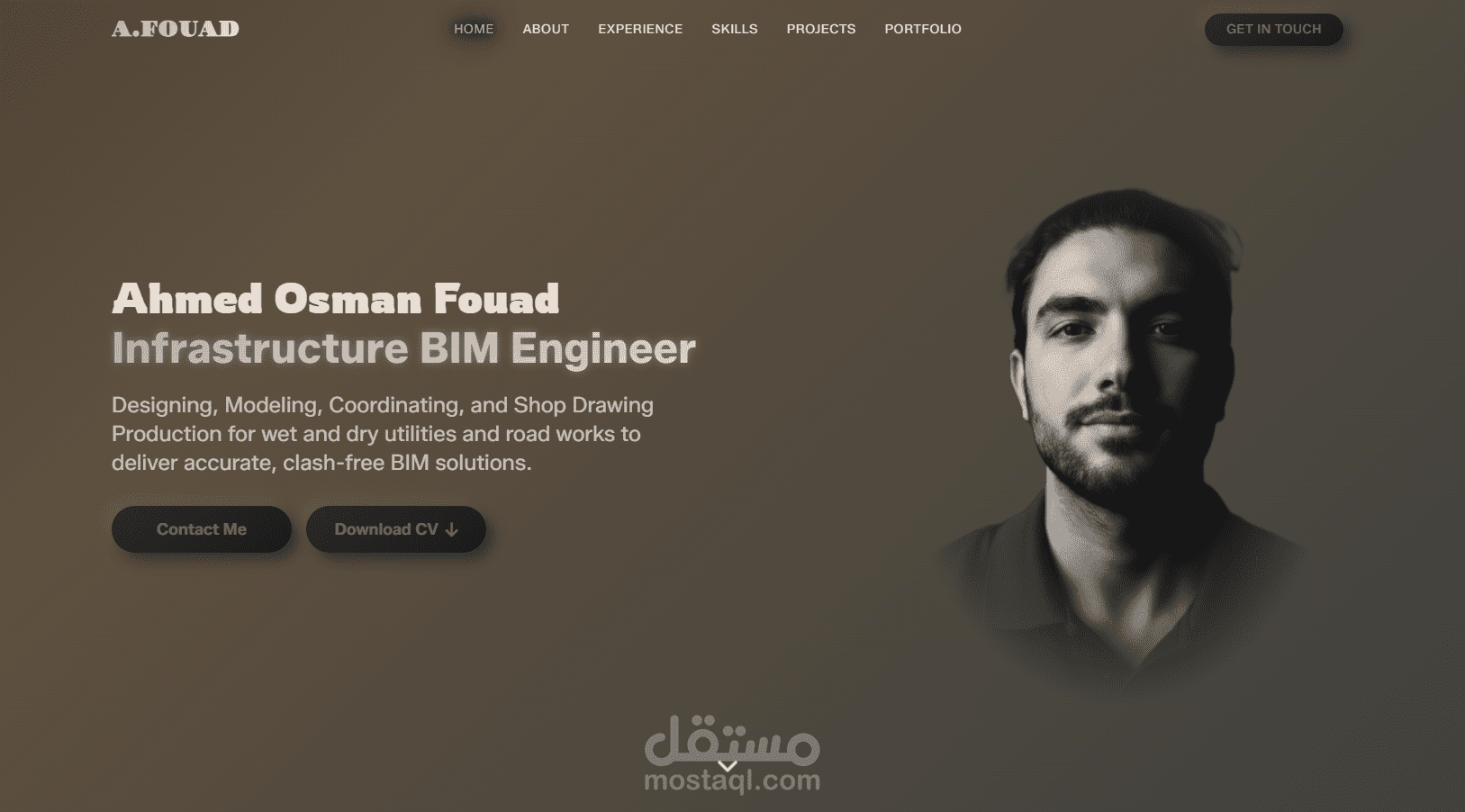 Personal Professional Website – Responsive Design