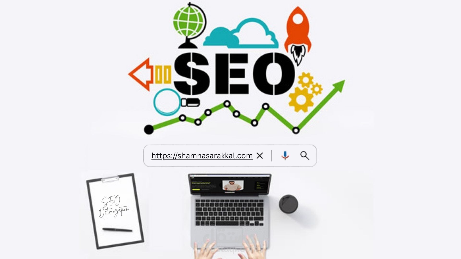 Optimize the entire website content for SEO using best practices and tools.