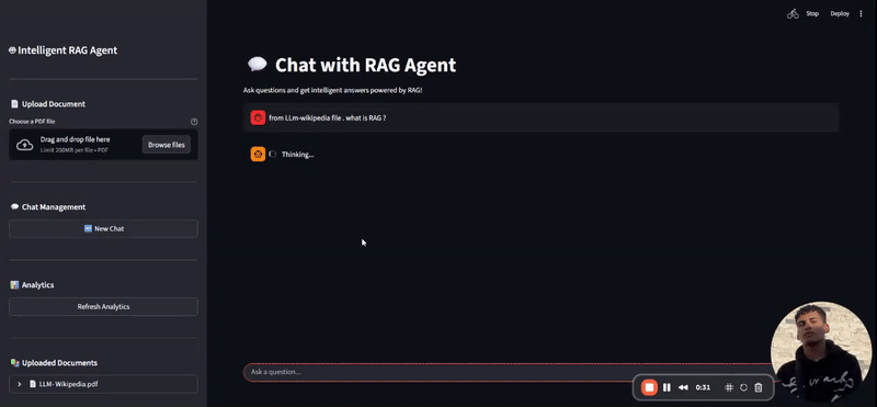 About A production-ready Intelligent RAG Agent with complete CI/CD, testing, and documentation!