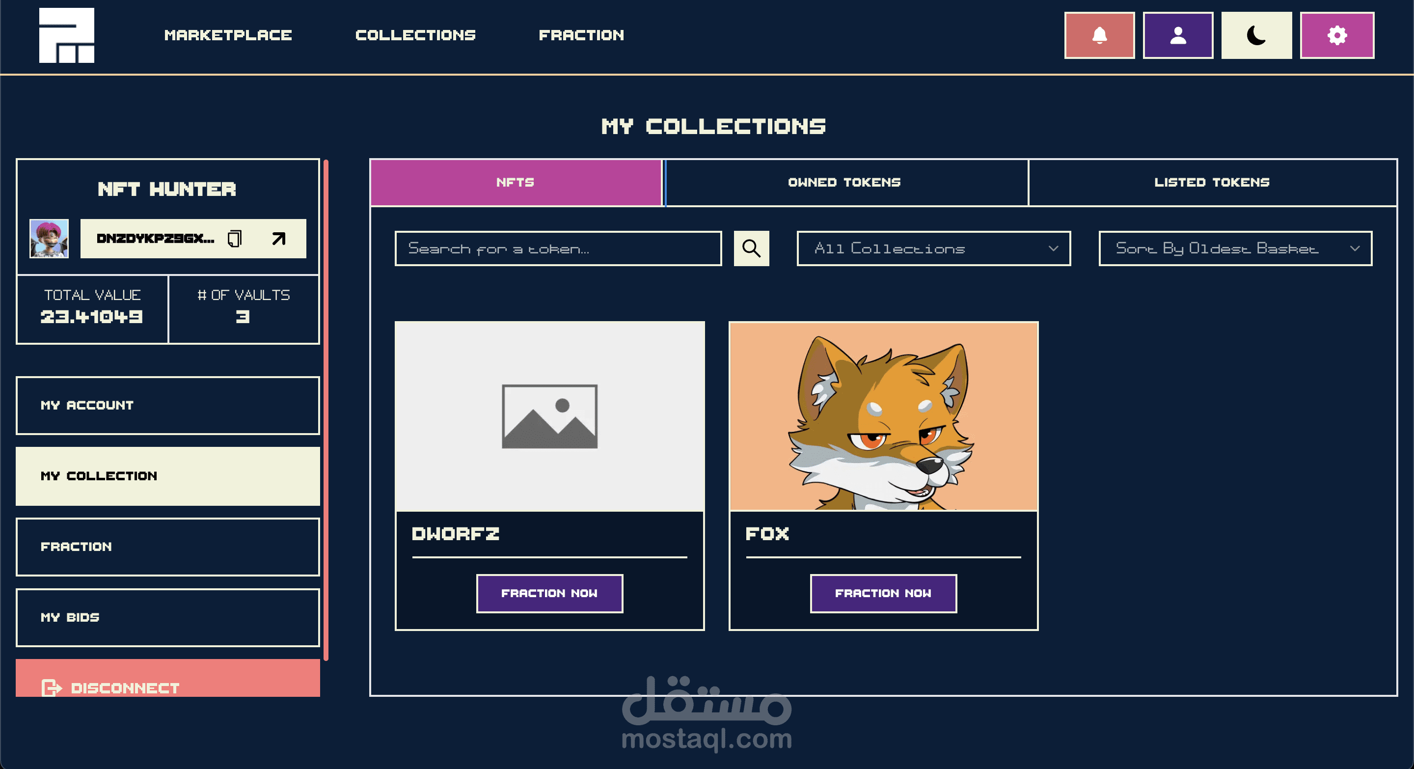 Fract NFT Marketplace