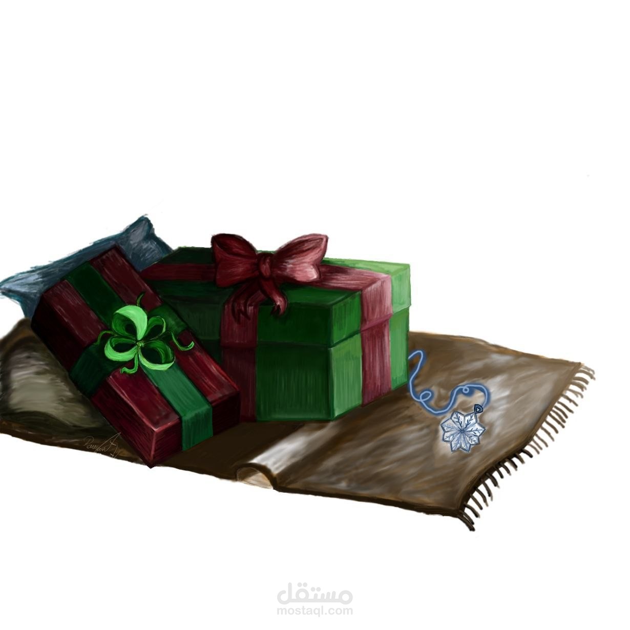 لوحة لهدايا عيد الميلاد
