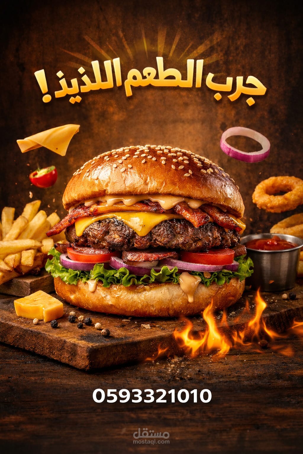 مطعم برغر