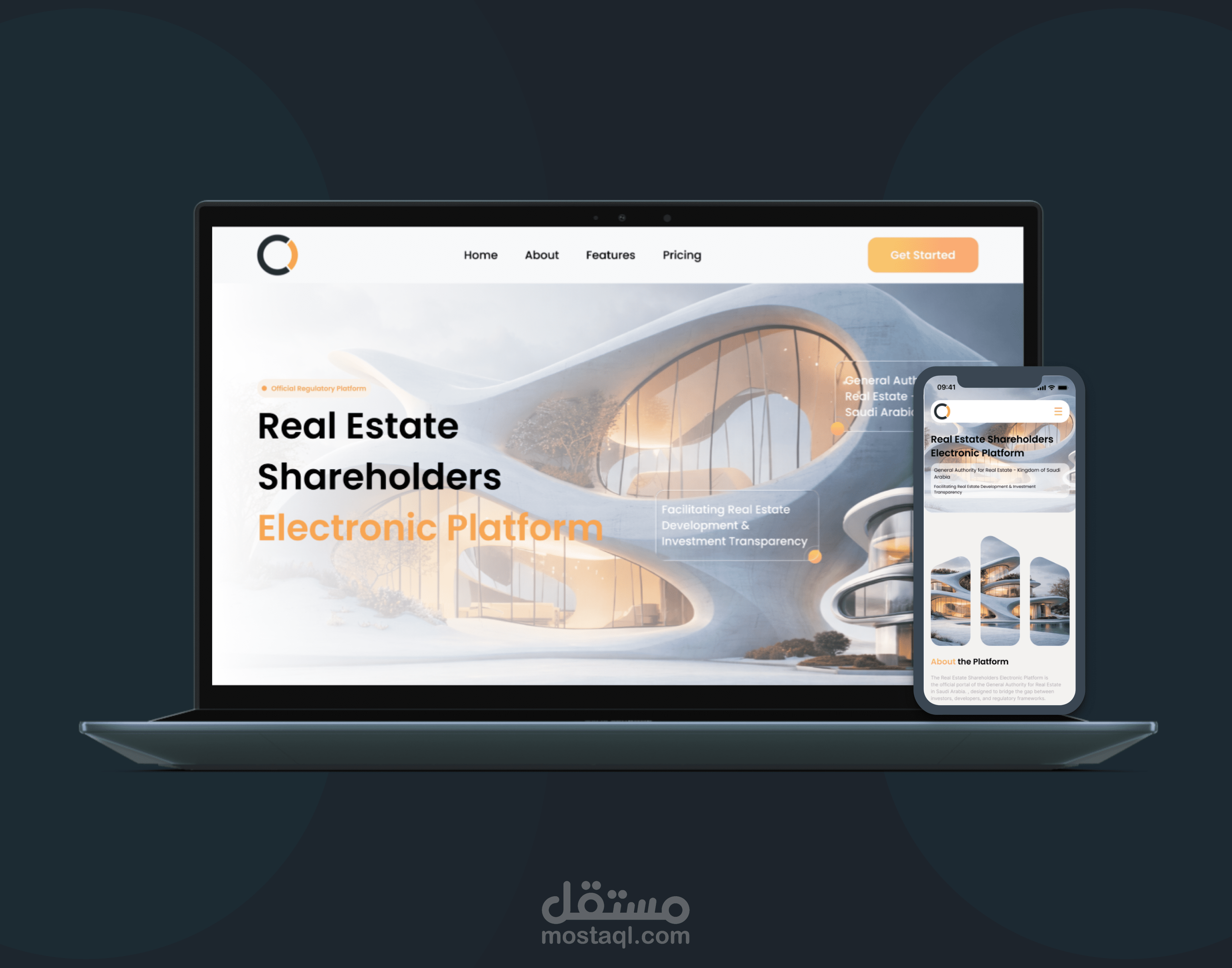 Real Estate Shareholders Platform – UI/UX Redesign