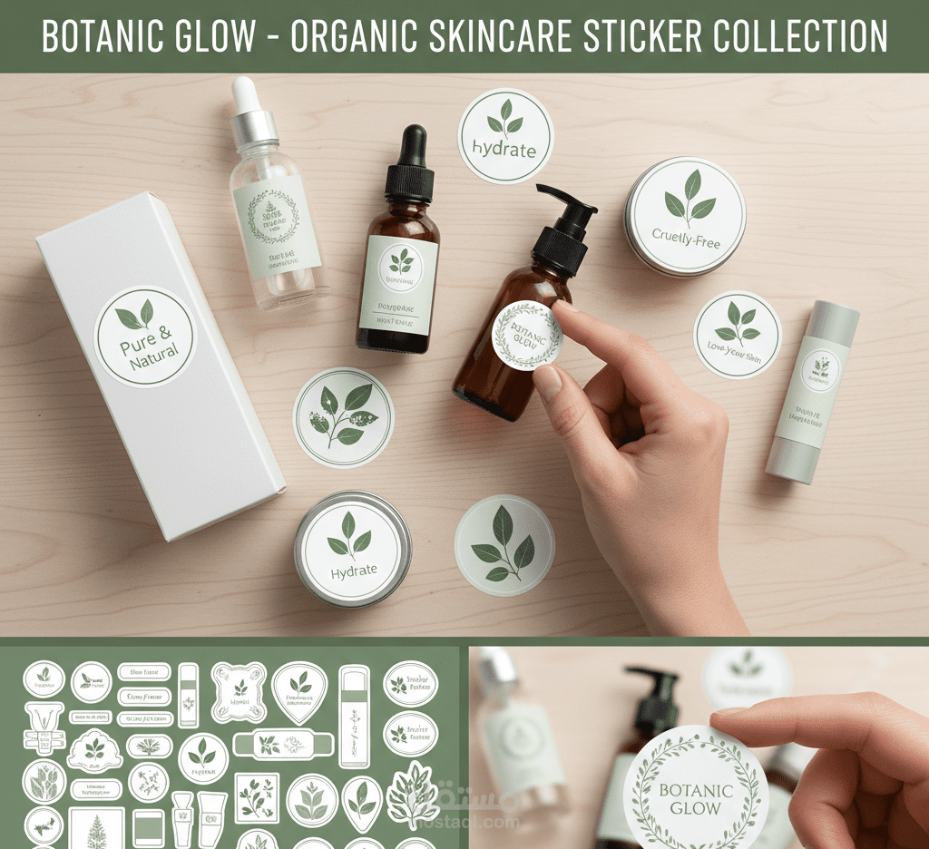 مجموعة ملصقات تعبيرية Digital Stickers بتصاميم عصرية.