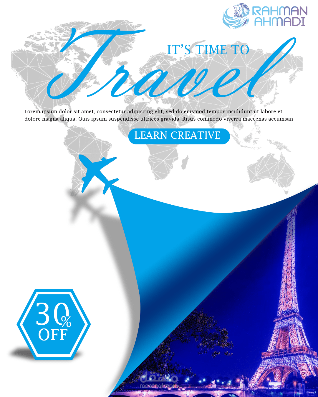 The travel poster design