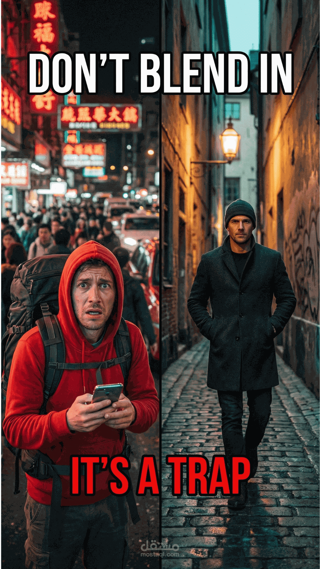 تصميم وإخراج إعلان سينمائي (Video Collage effect) - مونتاج وهندسة صوتية متقدمة (The Calibration Protocol)