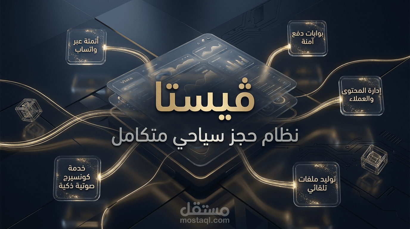 تصميم وبرمجة محرك حجز سياحي فاخر (SaaS) | نظام مؤسسي متكامل (End-to-End Enterprise CMS & CRM)
