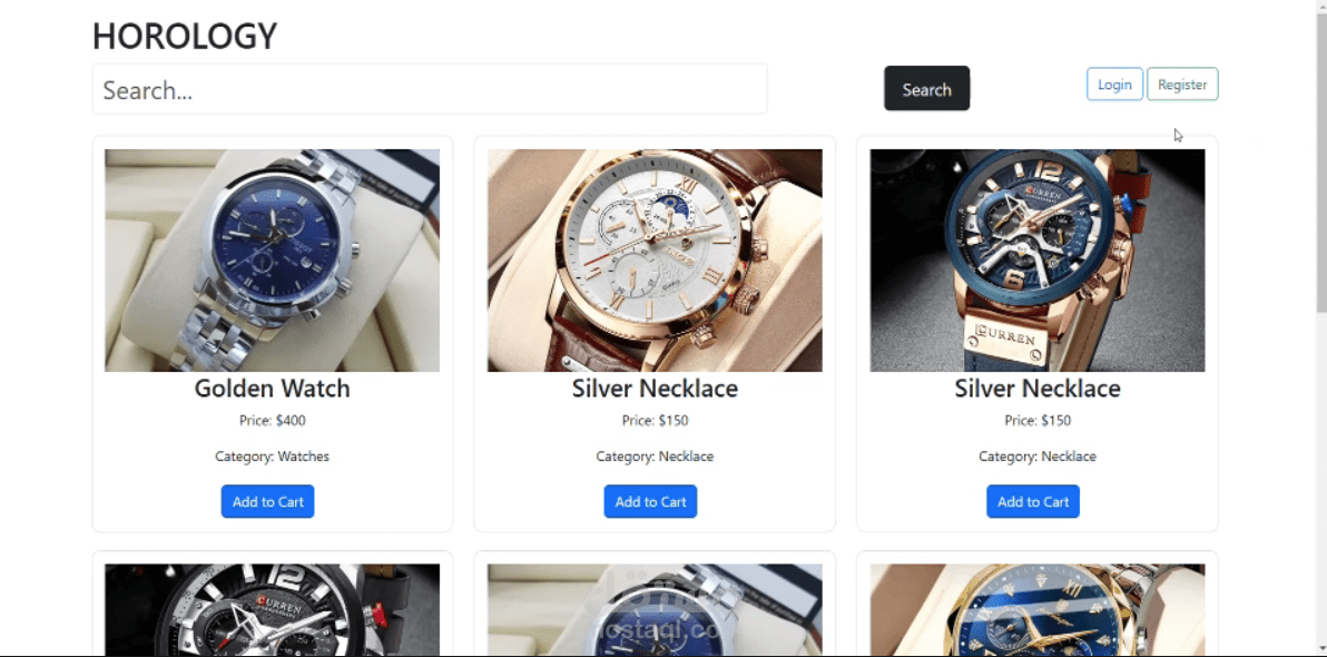 متجر لبيع الساعات