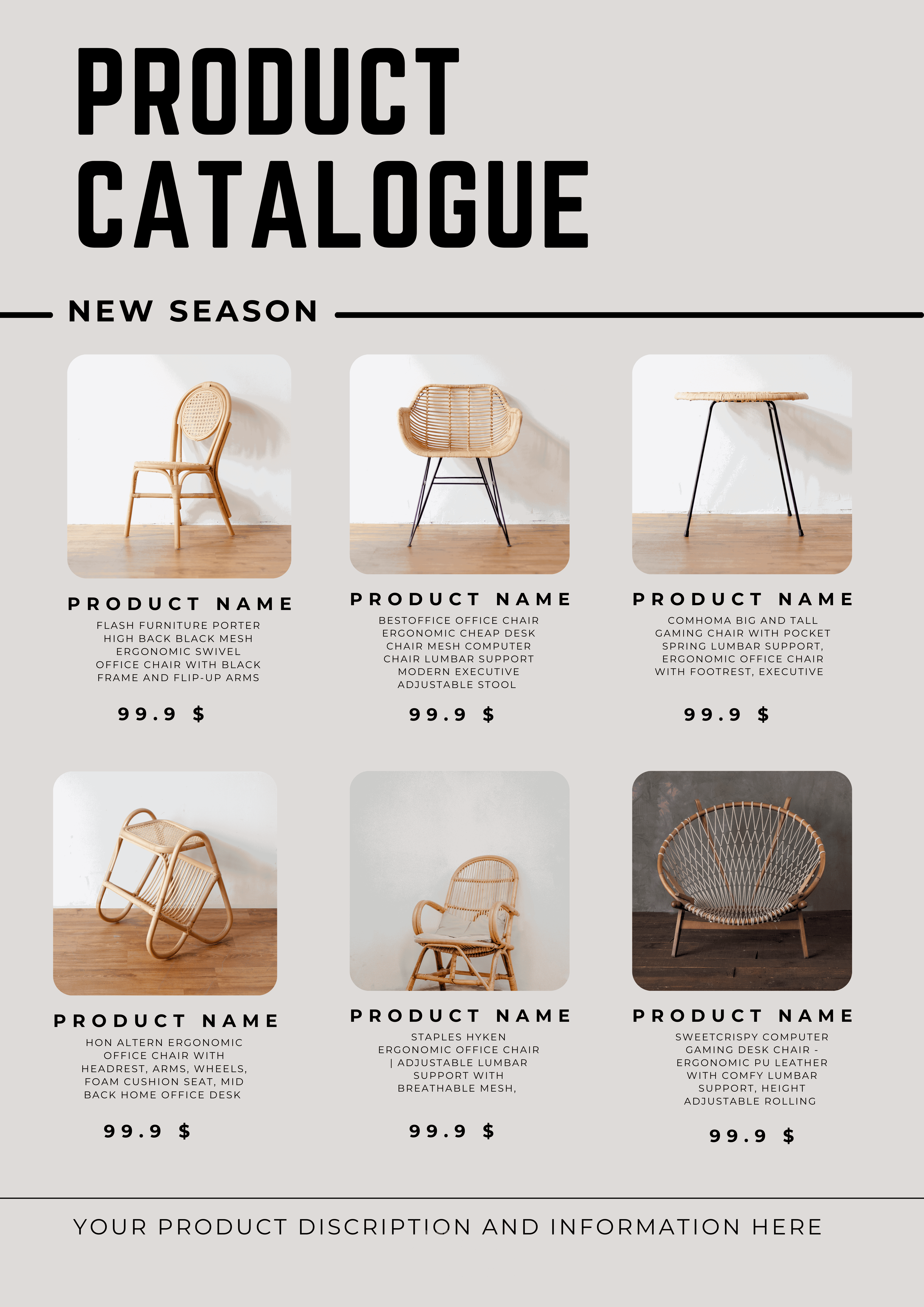 كتالوج إحترافي للمنتجات Product Catalogue