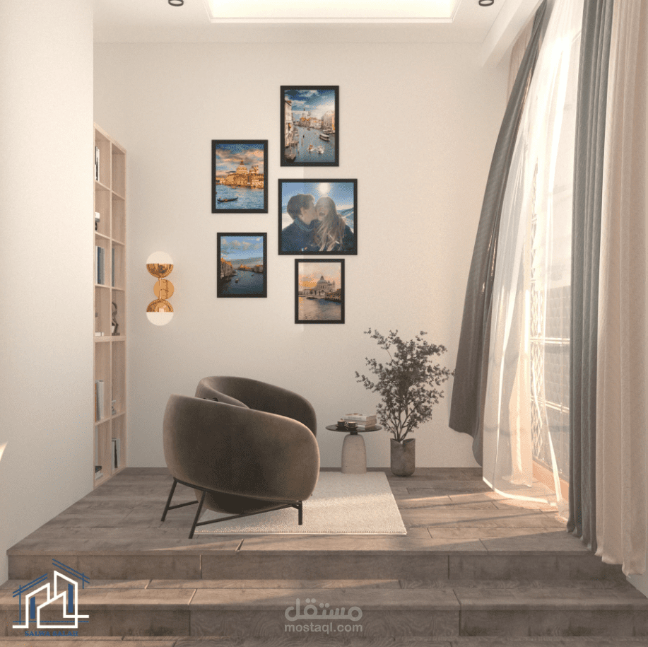 تصميم غرفة نوم رئيسية بحمام خاص