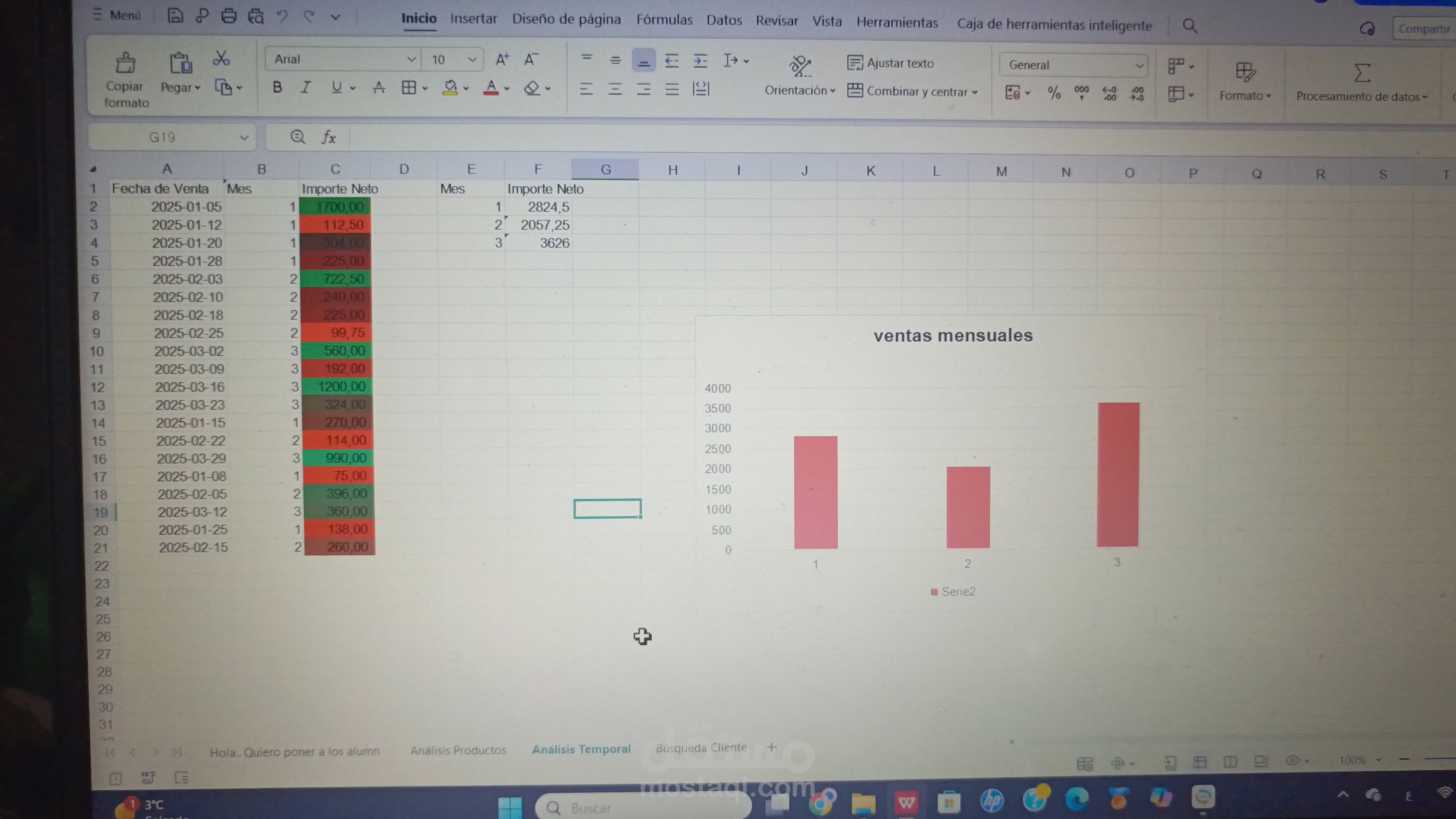Análisis y Gestión de Ventas Trimestrales en Excel
