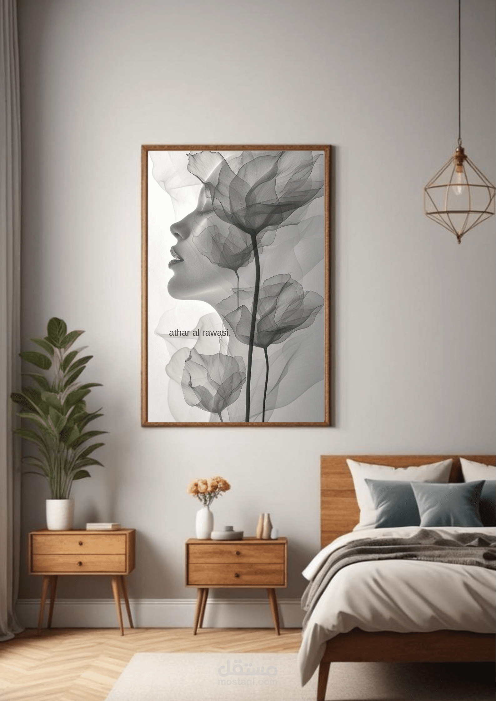 تصميم لوحات جدارية مودرن وهوية بصرية بلمسة إبداعية