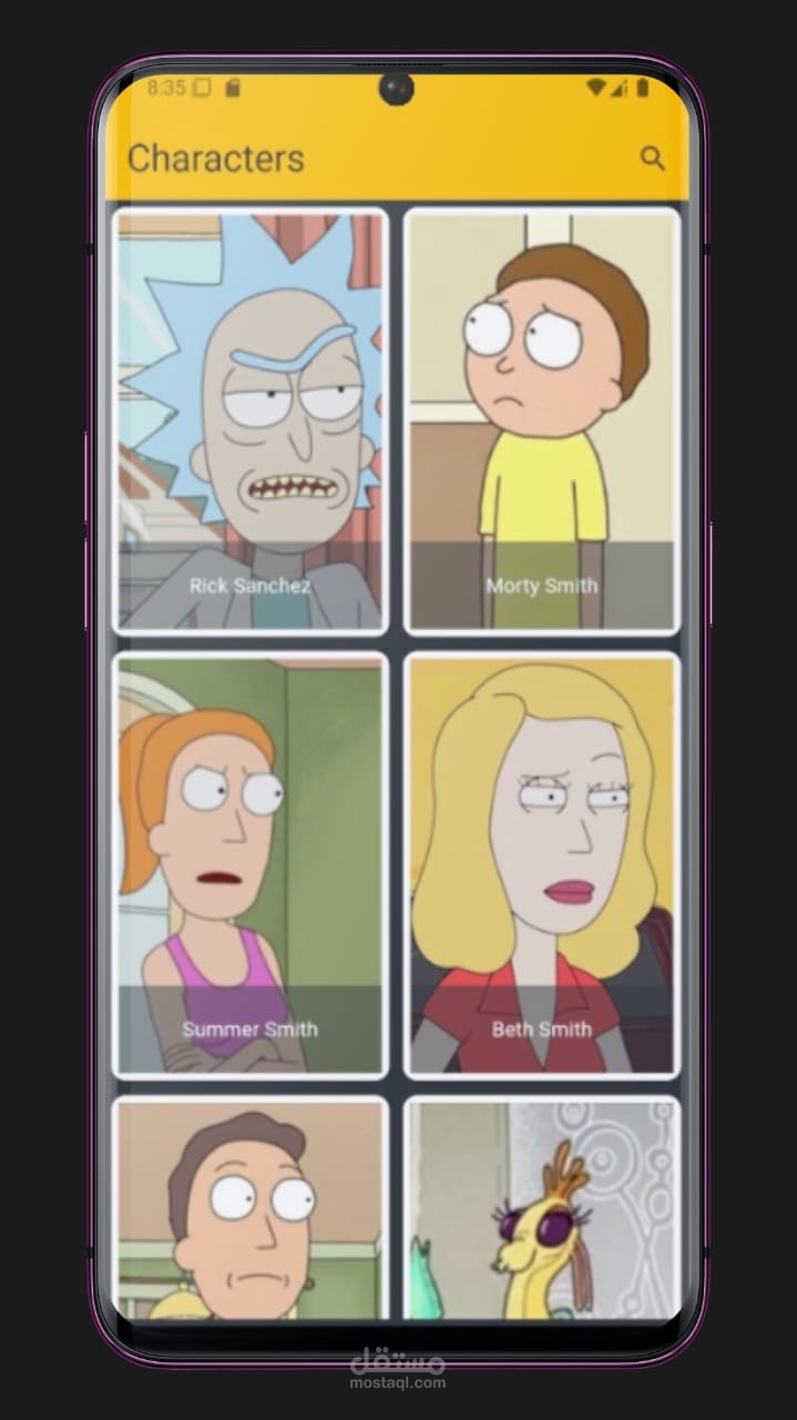 breaking-characters app