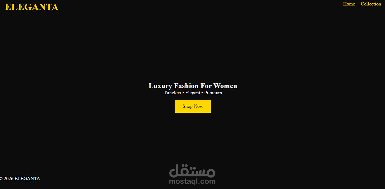 Front-end by html5 and css