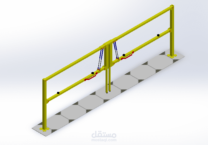 Pedestrian Gate Split