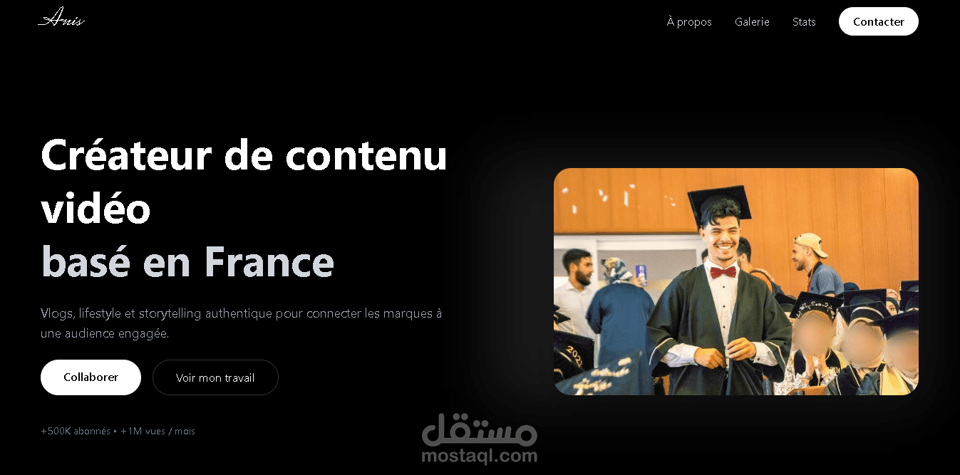 Landing Page For Content Creators