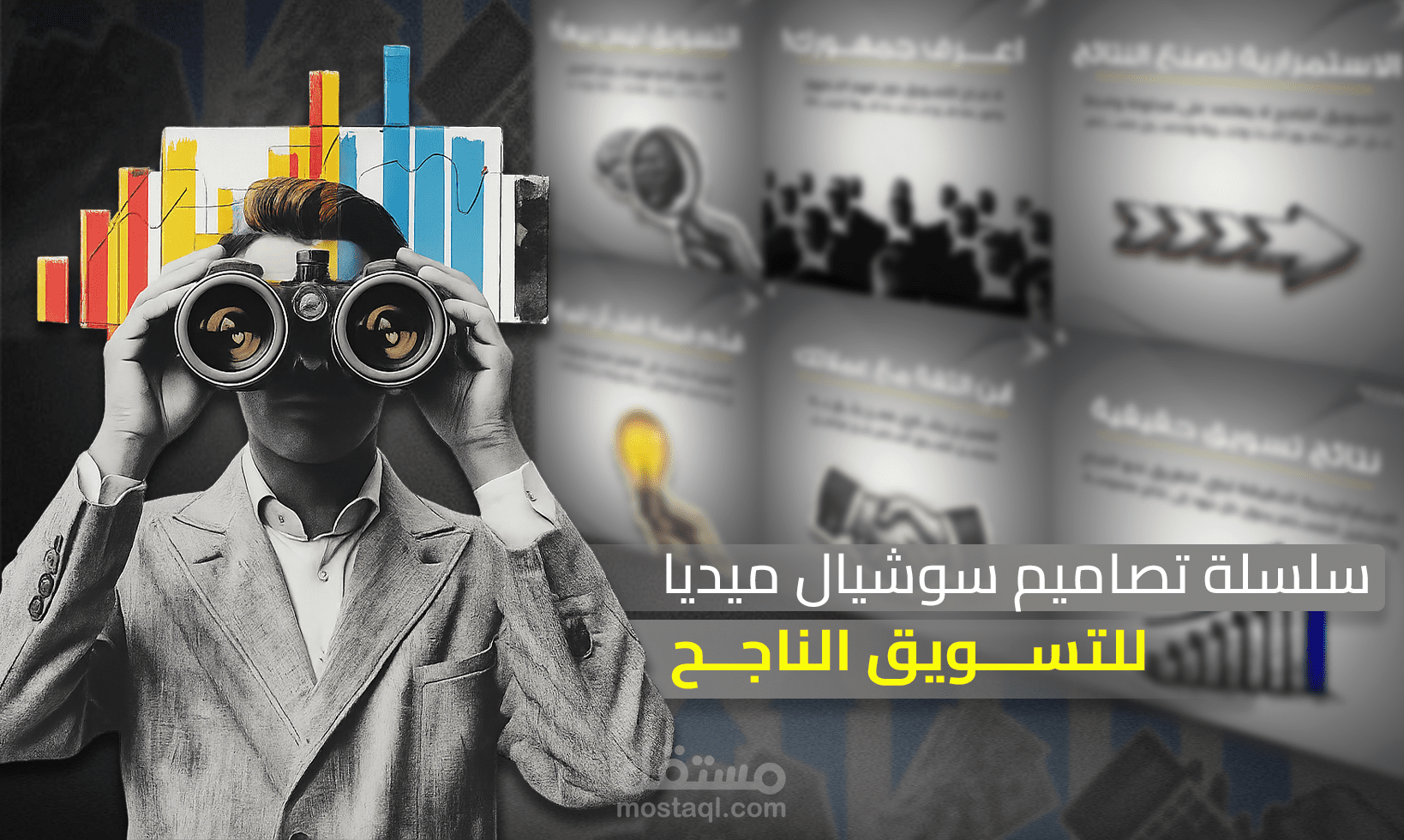 سلسلة تصاميم سوشيال ميديا للتسويق الناجح