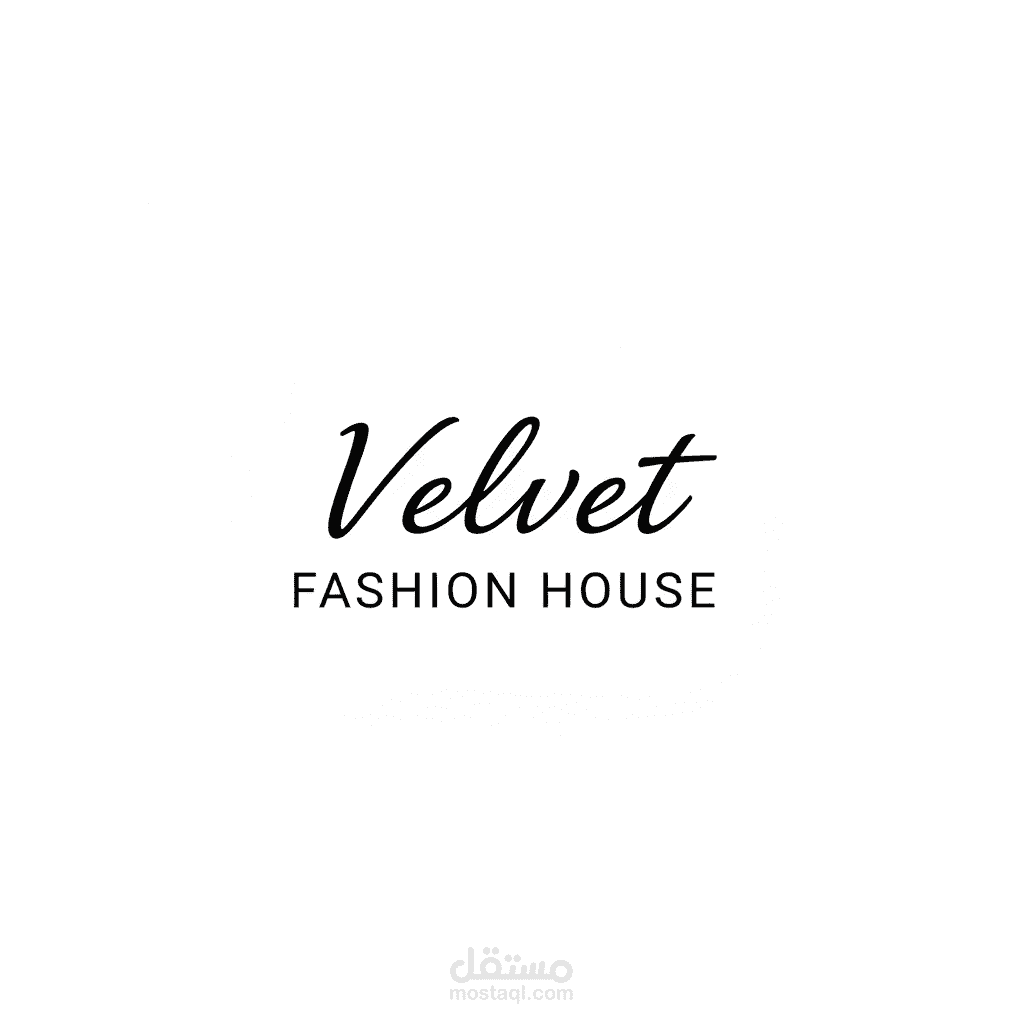 تصميم سوشيال ميديا لبراند velvet لفاشون